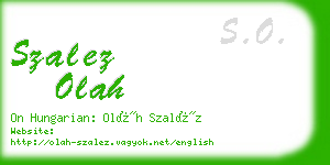szalez olah business card
